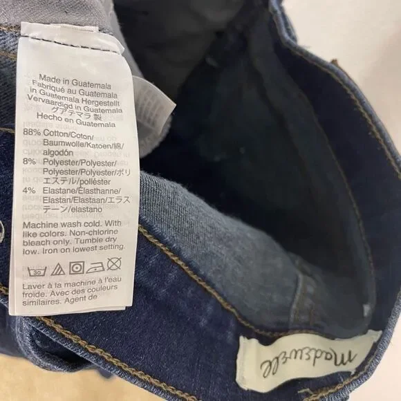 Madewell Blue 10” High Rise Skinny Jeans - Picture 10 of 10